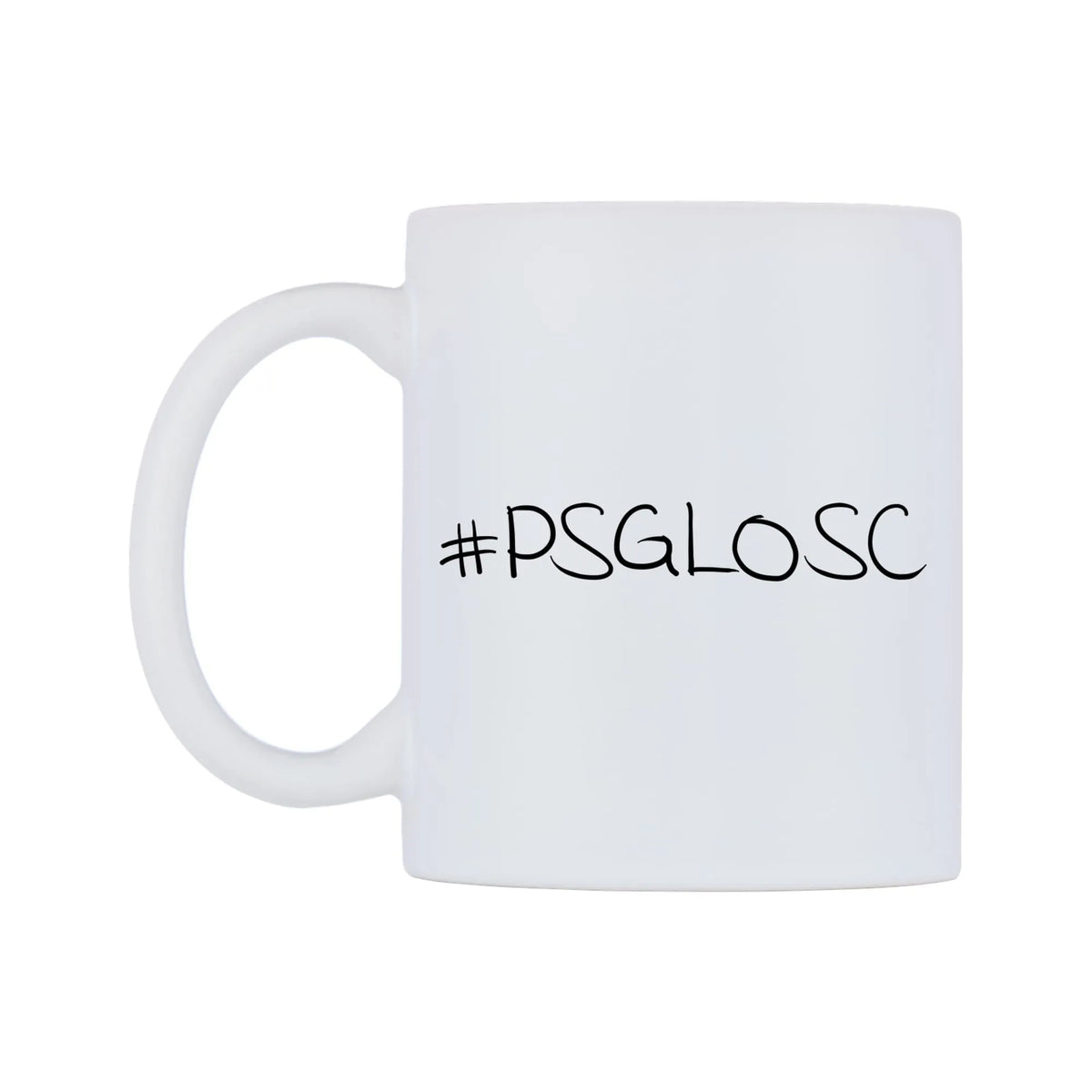 PSGLOSC Mug — mug, right side, on a white background