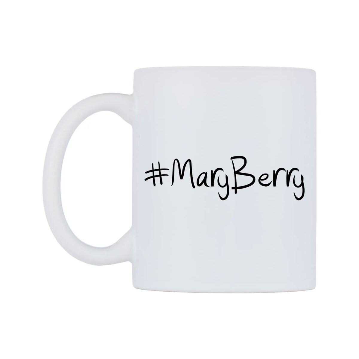 MaryBerry Mug — mug, right side, on a white background