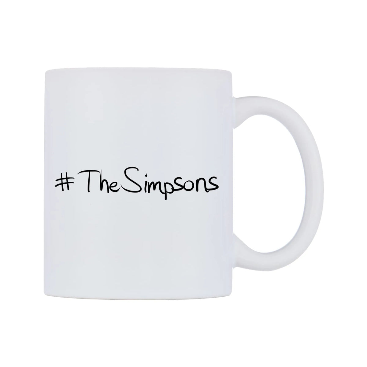 TheSimpsons Mug — mug, left side, on a white background