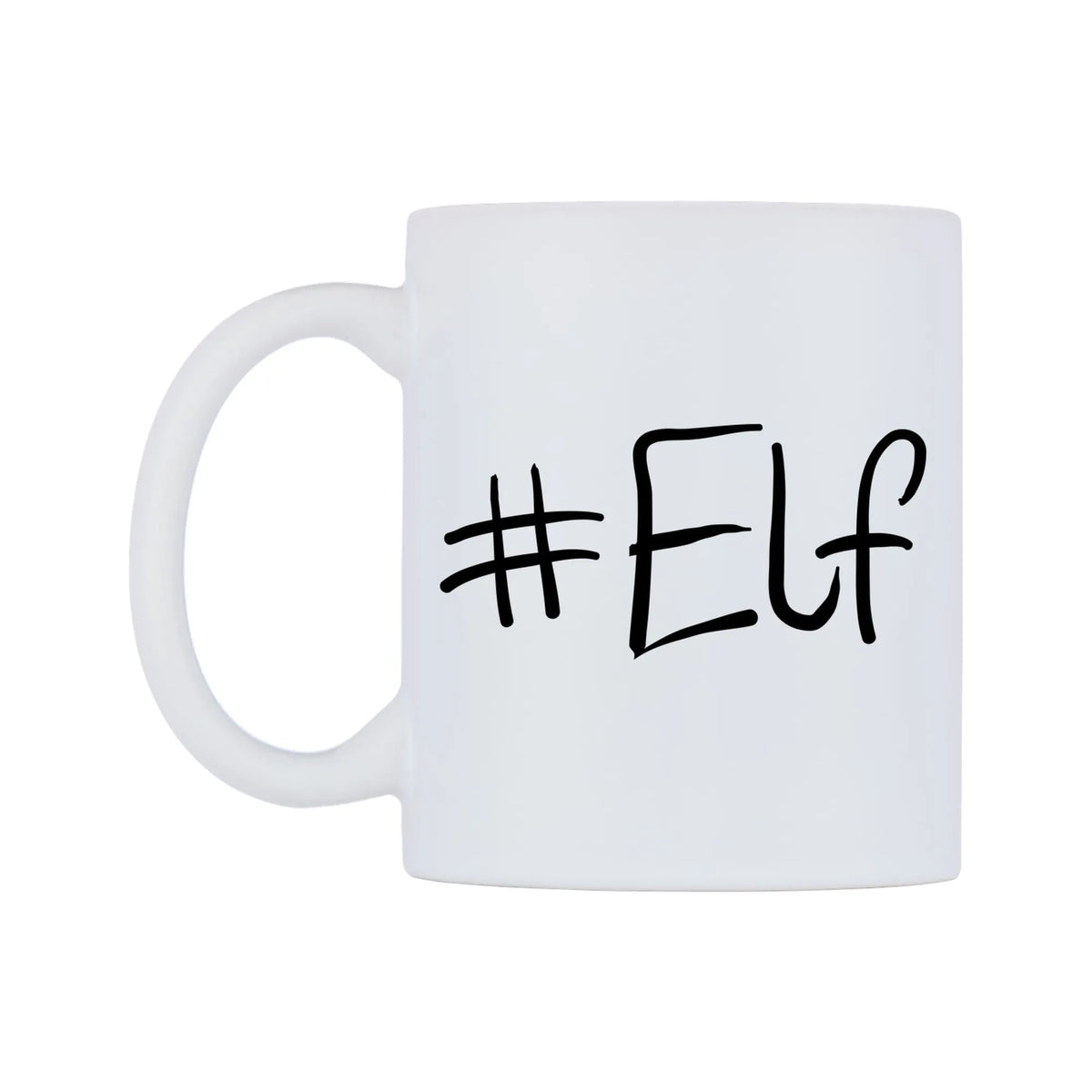 Elf Mug — mug, right side, on a white background