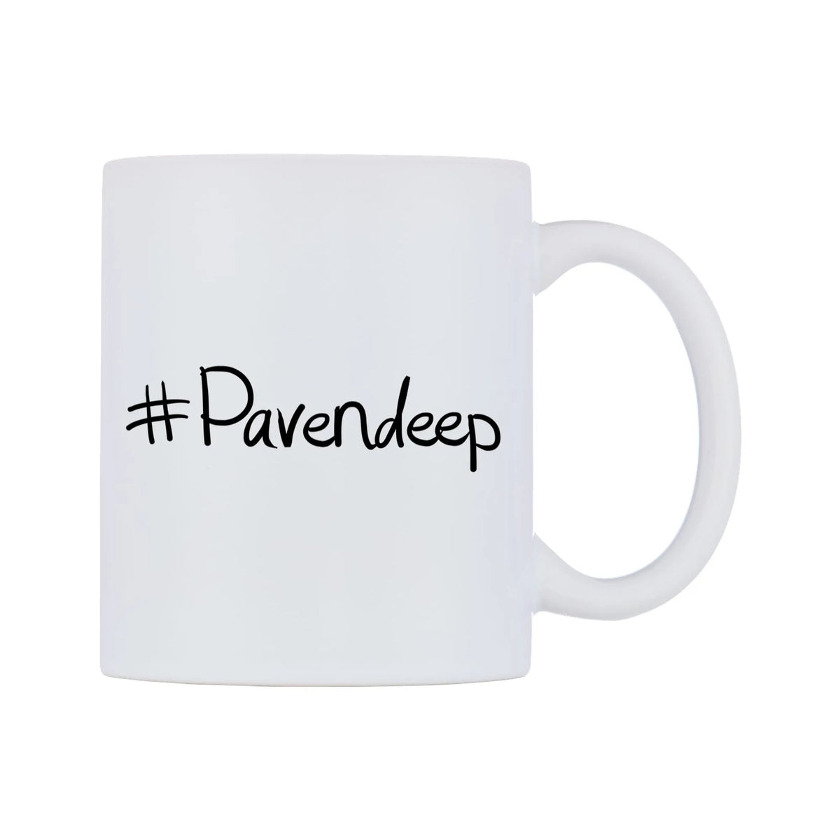 Pavendeep Mug — mug, left side, on a white background