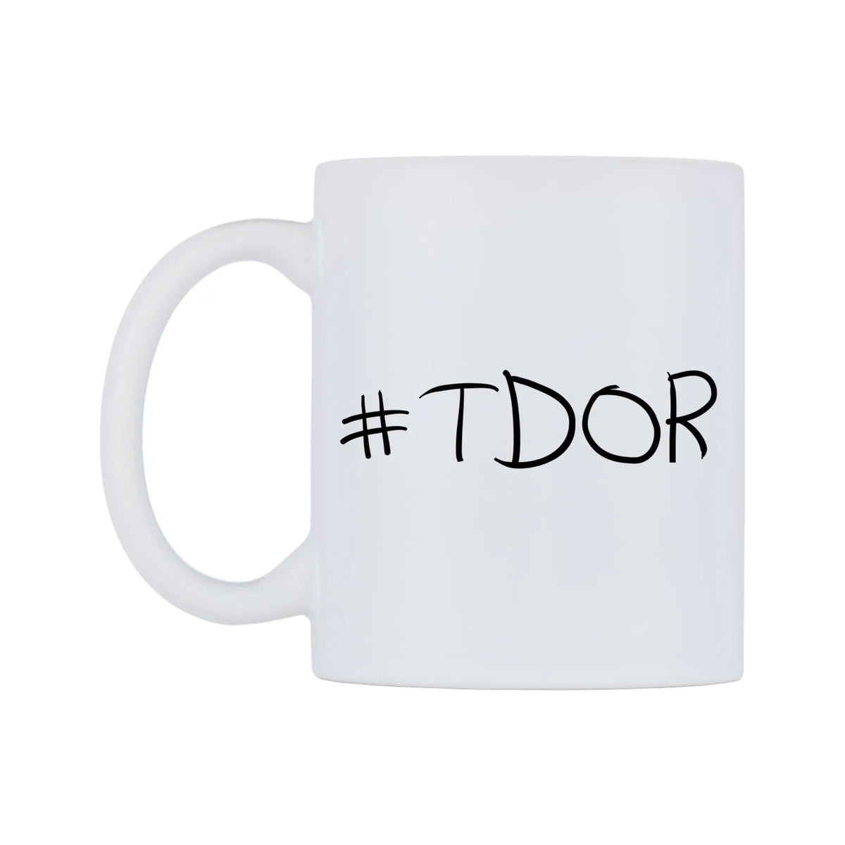 TDOR Mug — mug, right side, on a white background