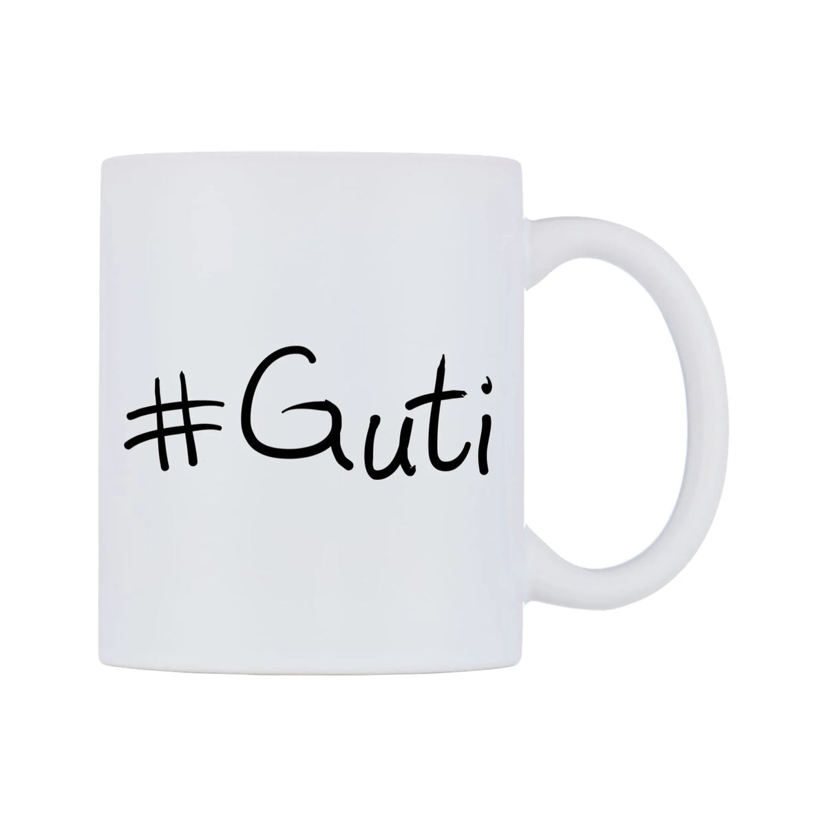 Guti Mug — mug, left side, on a white background