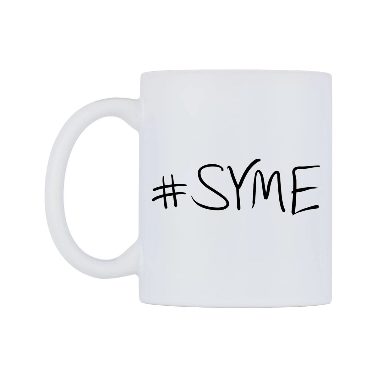 SYME Mug — mug, right side, on a white background