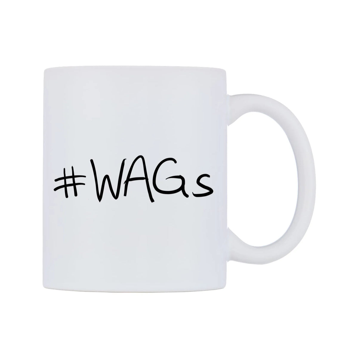 WAGs Mug — mug, left side, on a white background