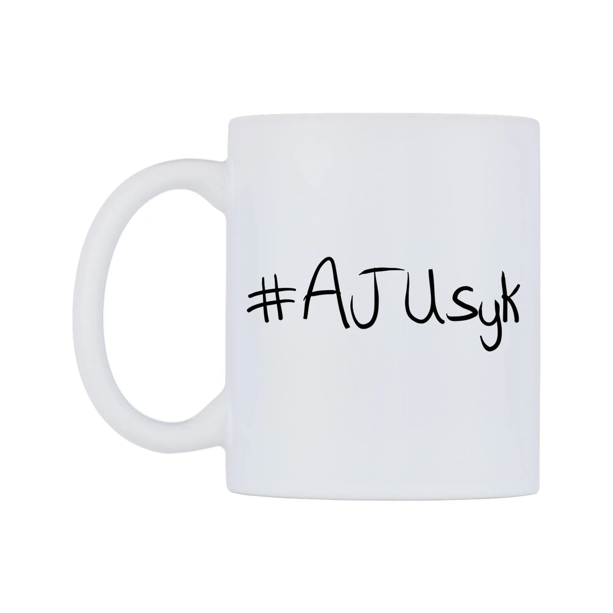 AJUsyk Mug — mug, right side, on a white background