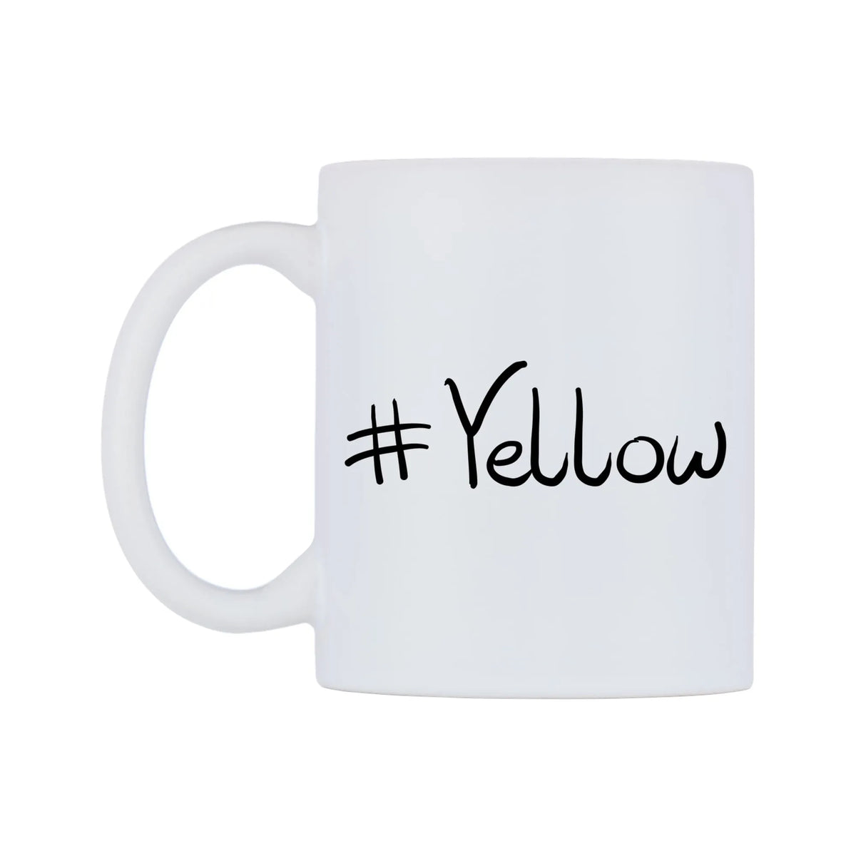 Yellow Mug — mug, right side, on a white background