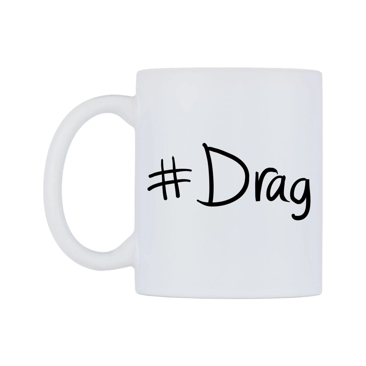 Drag Mug — mug, right side, on a white background