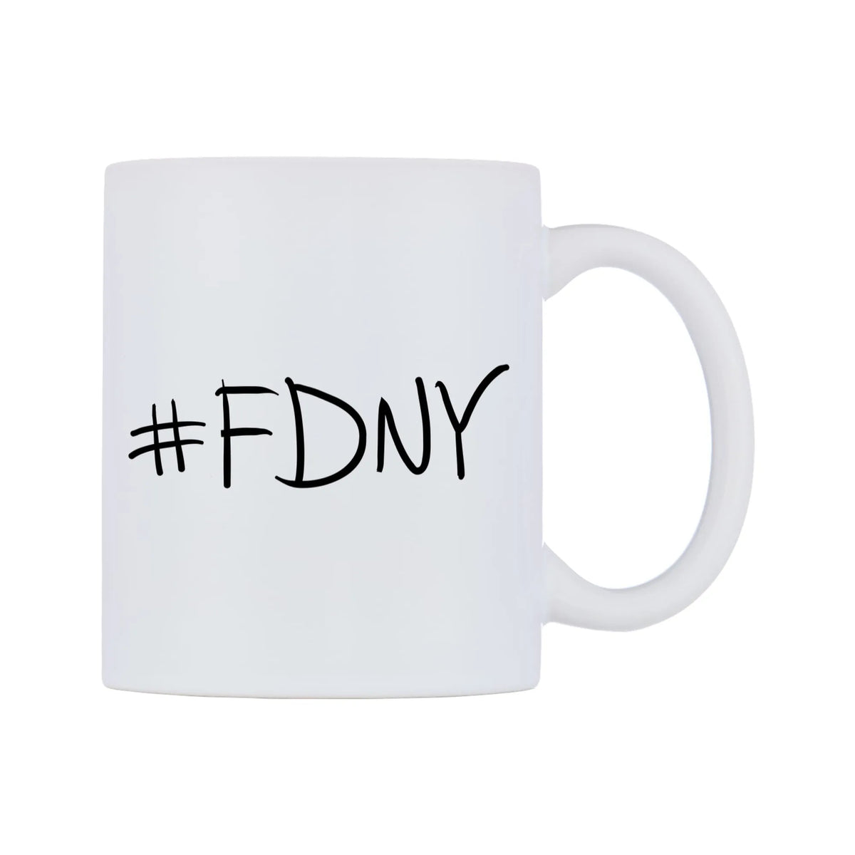 FDNY Mug — mug, left side, on a white background