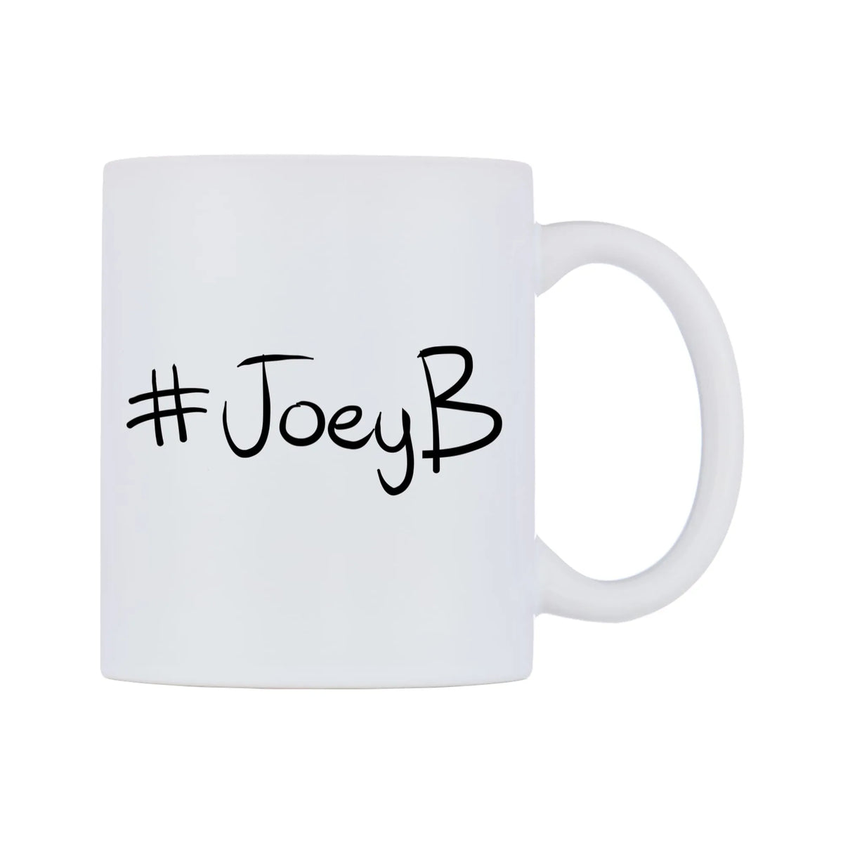 JoeyB Mug — mug, left side, on a white background