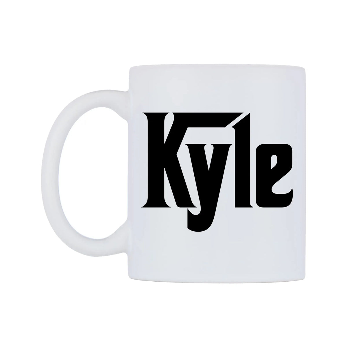 Kyle - Godfather Themed Mug — white 11oz gloss mug, right side, on a white background