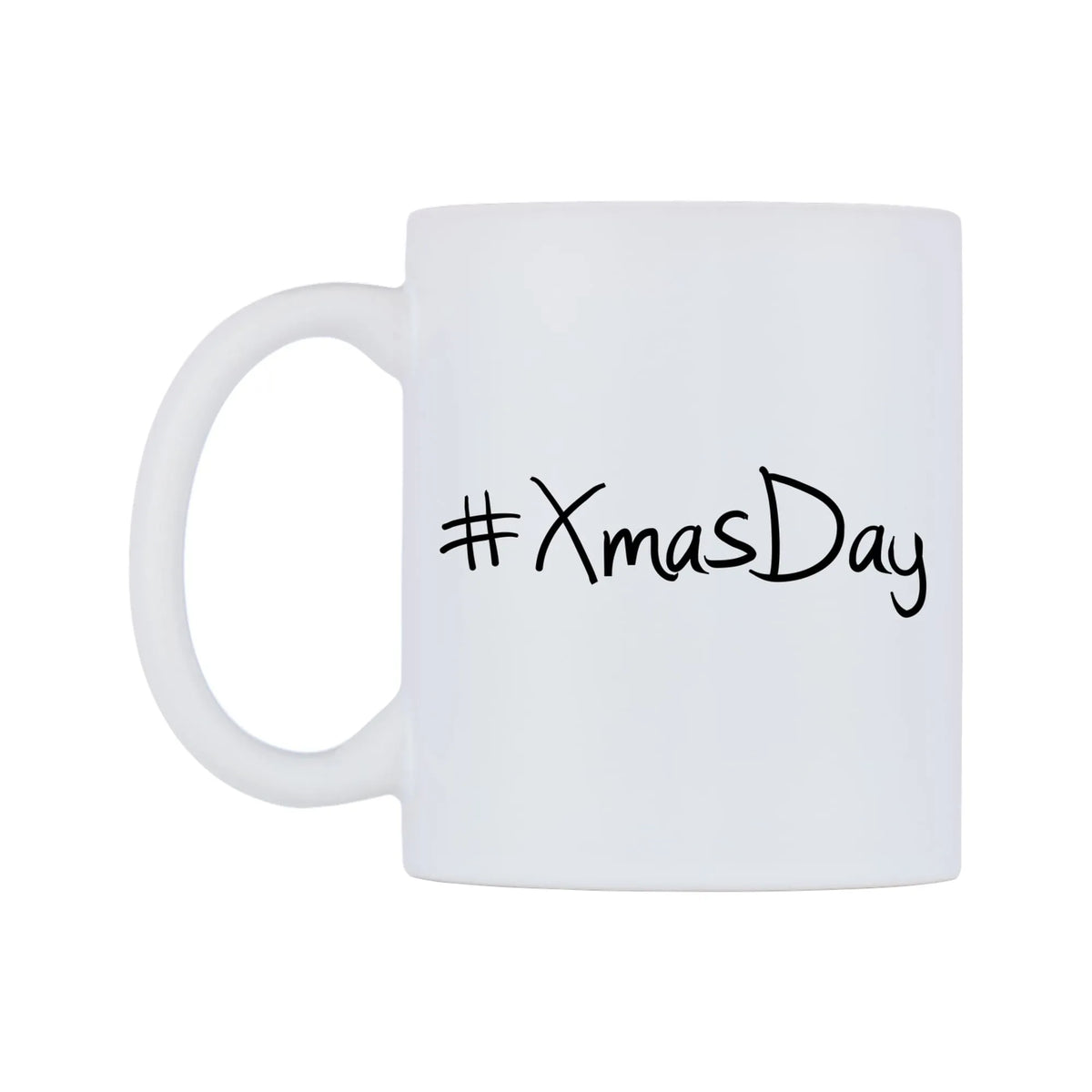 XmasDay Mug — mug, right side, on a white background