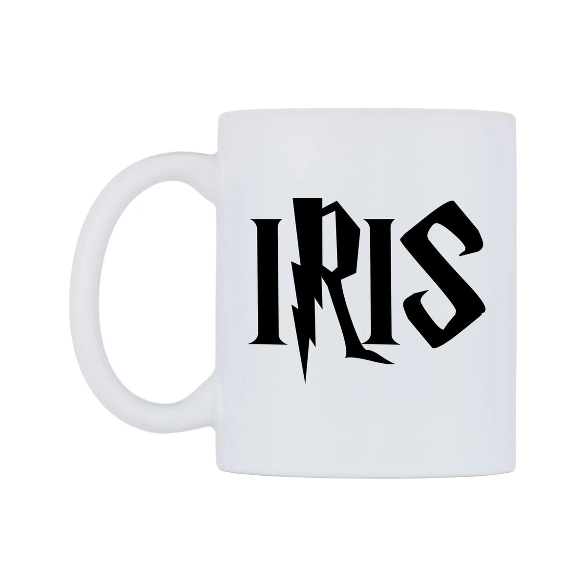 Iris - Wizard Themed Mug — mug, right side, on a white background