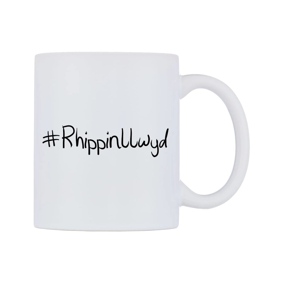 Rhippinllwyd Mug — mug, left side, on a white background