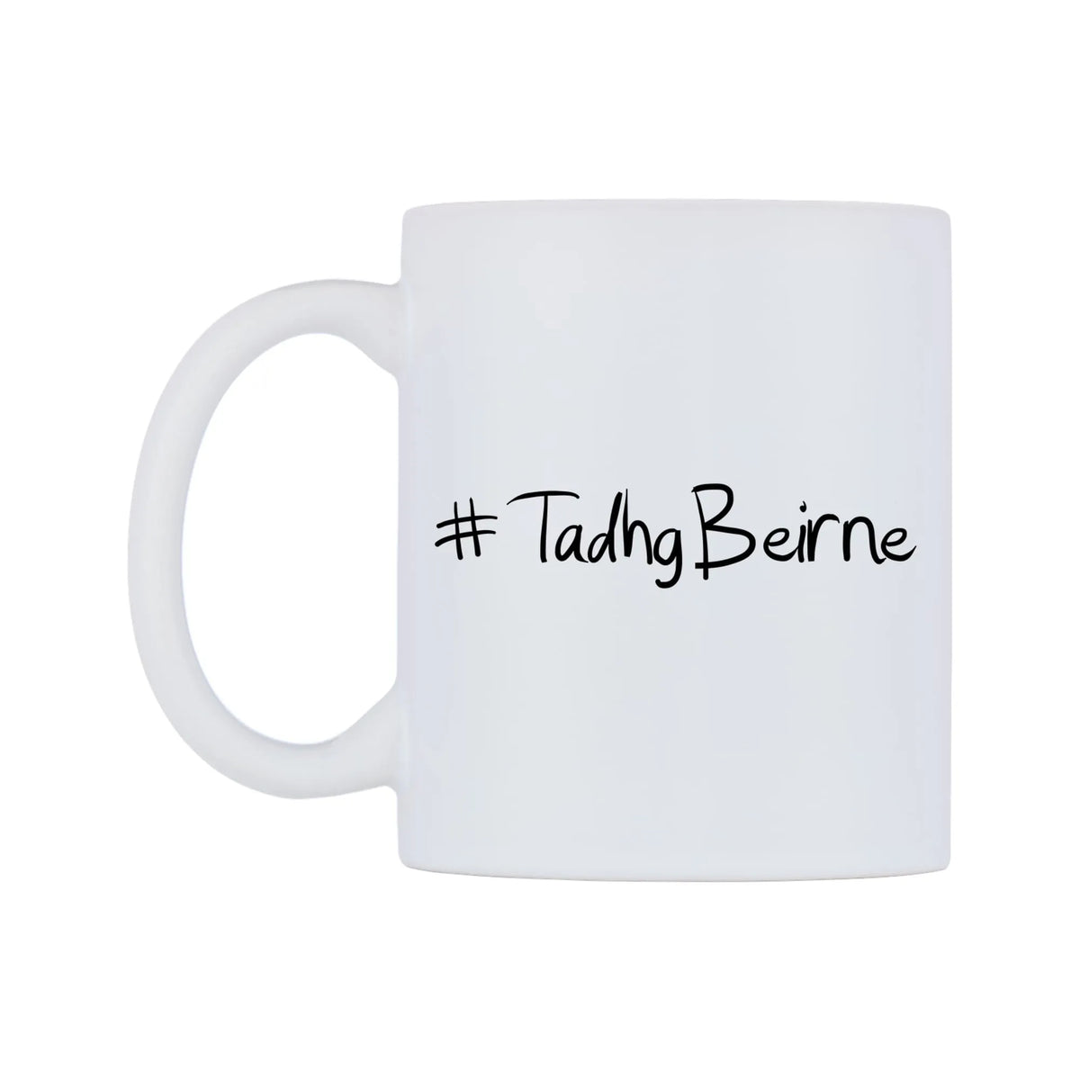 TadhgBeirne Mug — mug, right side, on a white background