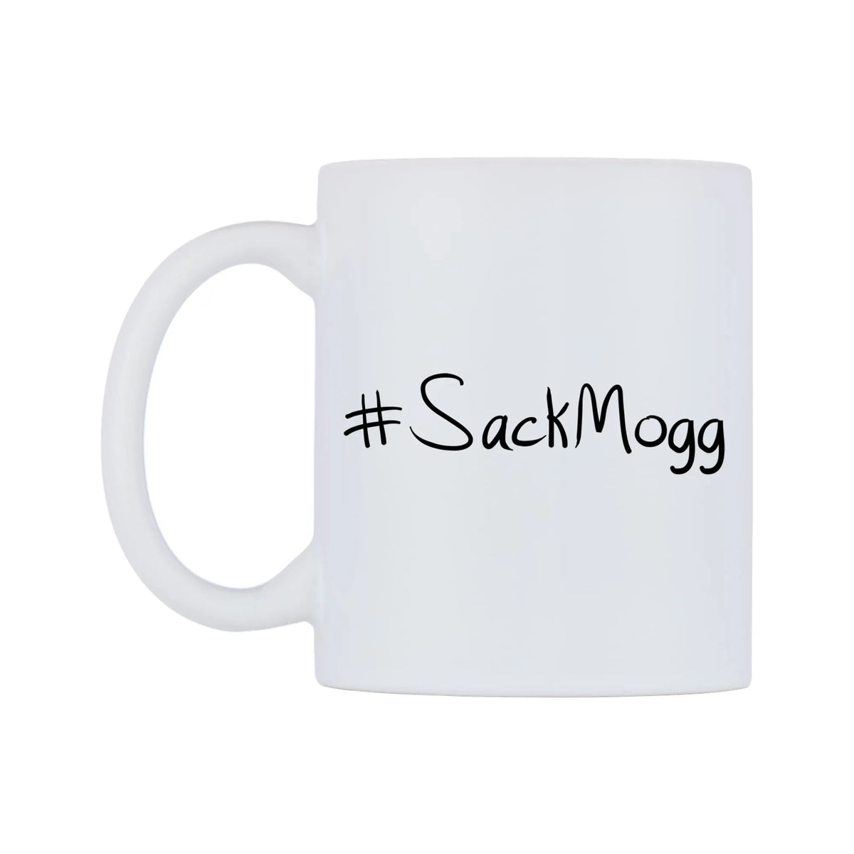 SackMogg Mug — mug, right side, on a white background