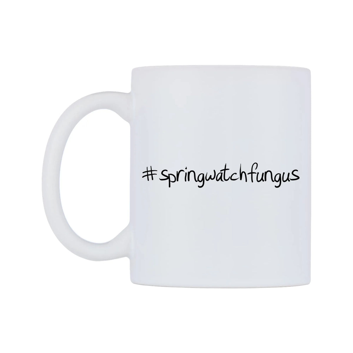 springwatchfungus Mug — mug, right side, on a white background