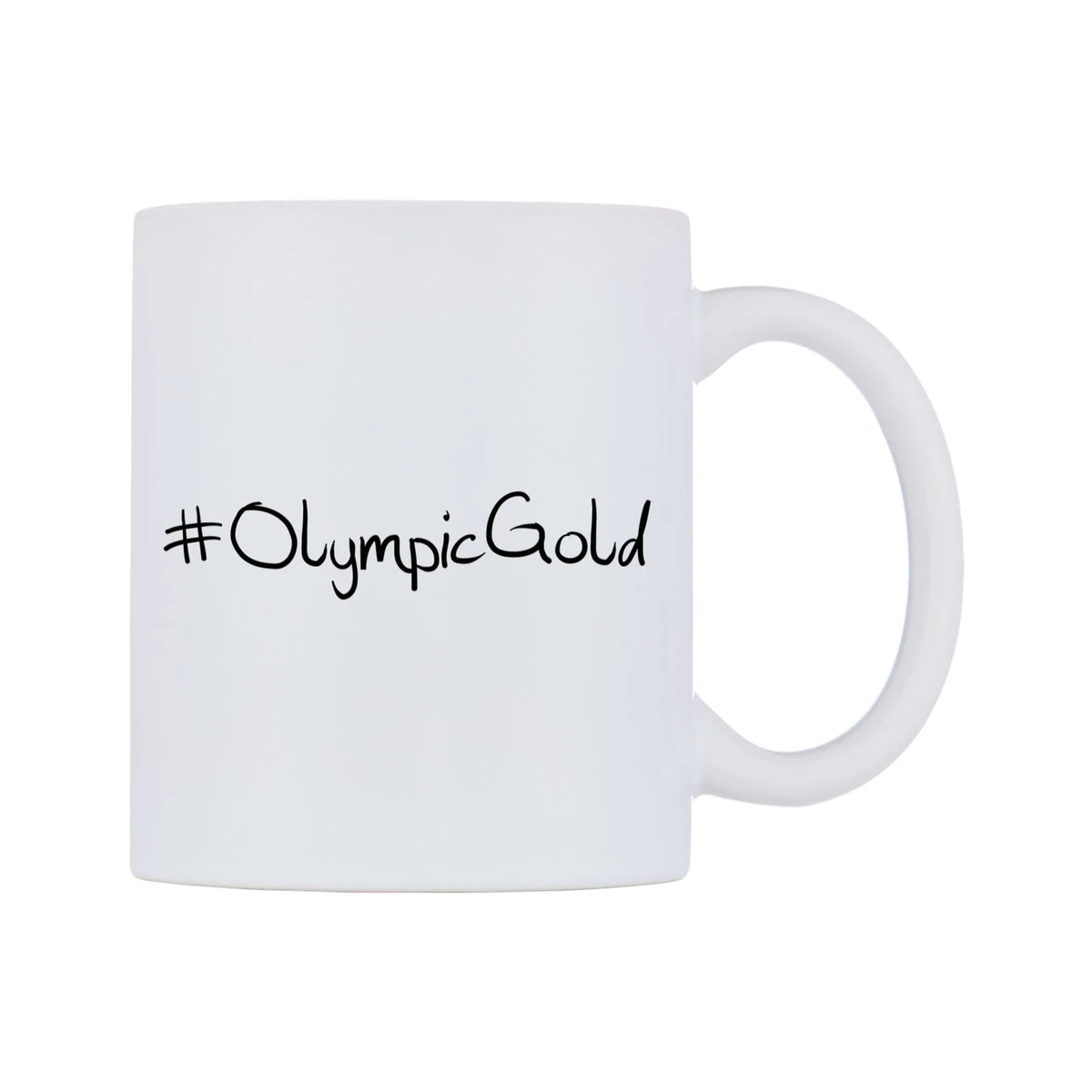 OlympicGold Mug — mug, left side, on a white background