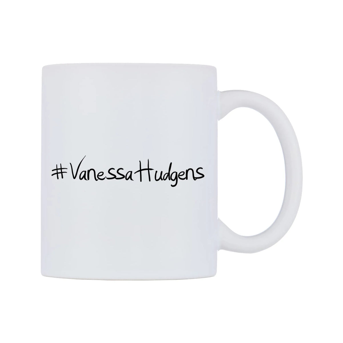 VanessaHudgens Mug — mug, left side, on a white background