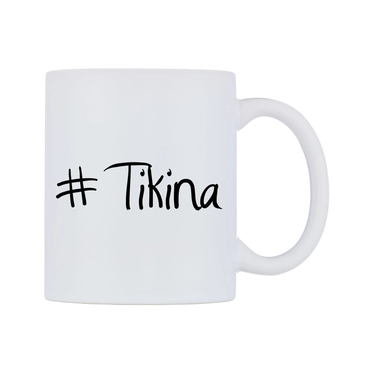 Tikina Mug — mug, left side, on a white background
