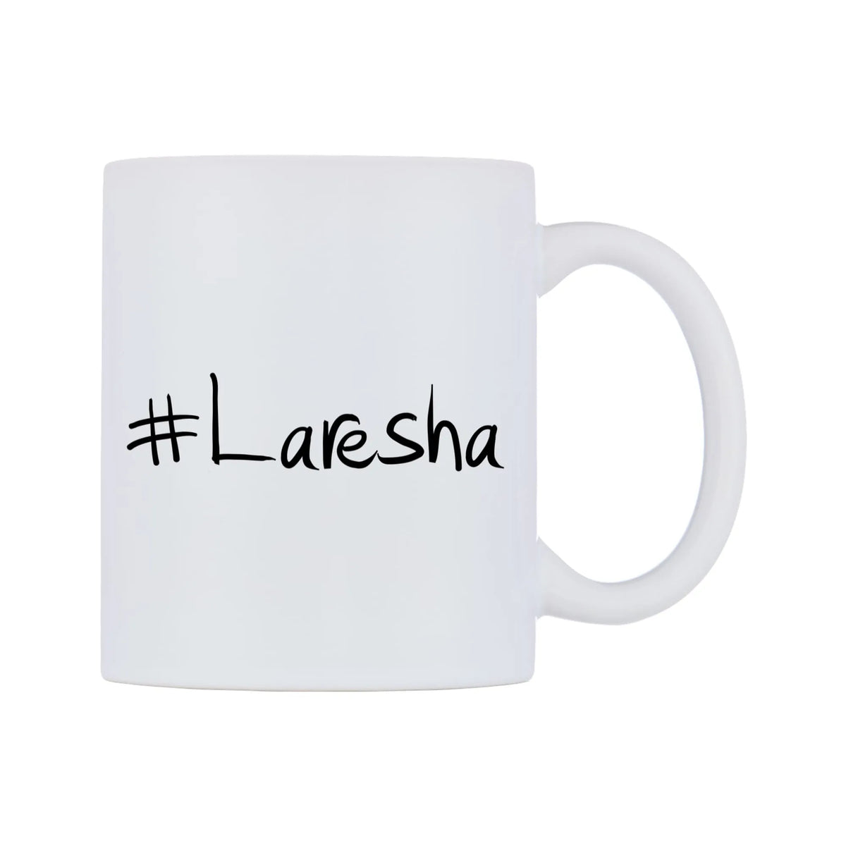 Laresha Mug — mug, left side, on a white background