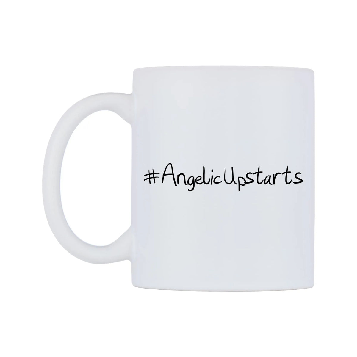 AngelicUpstarts Mug — mug, right side, on a white background