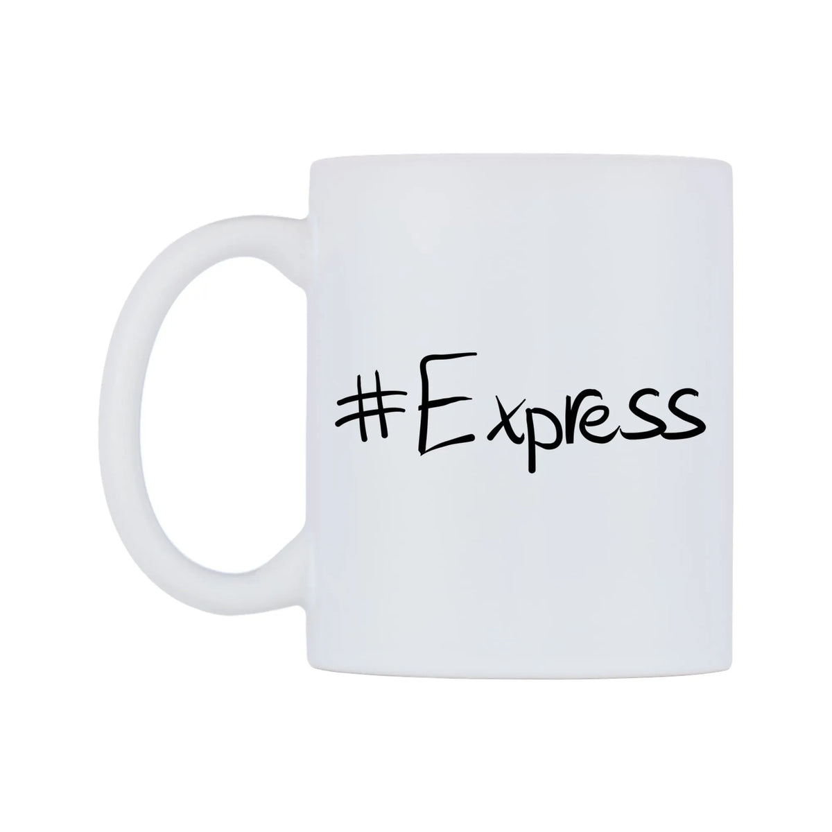 Express Mug — mug, right side, on a white background