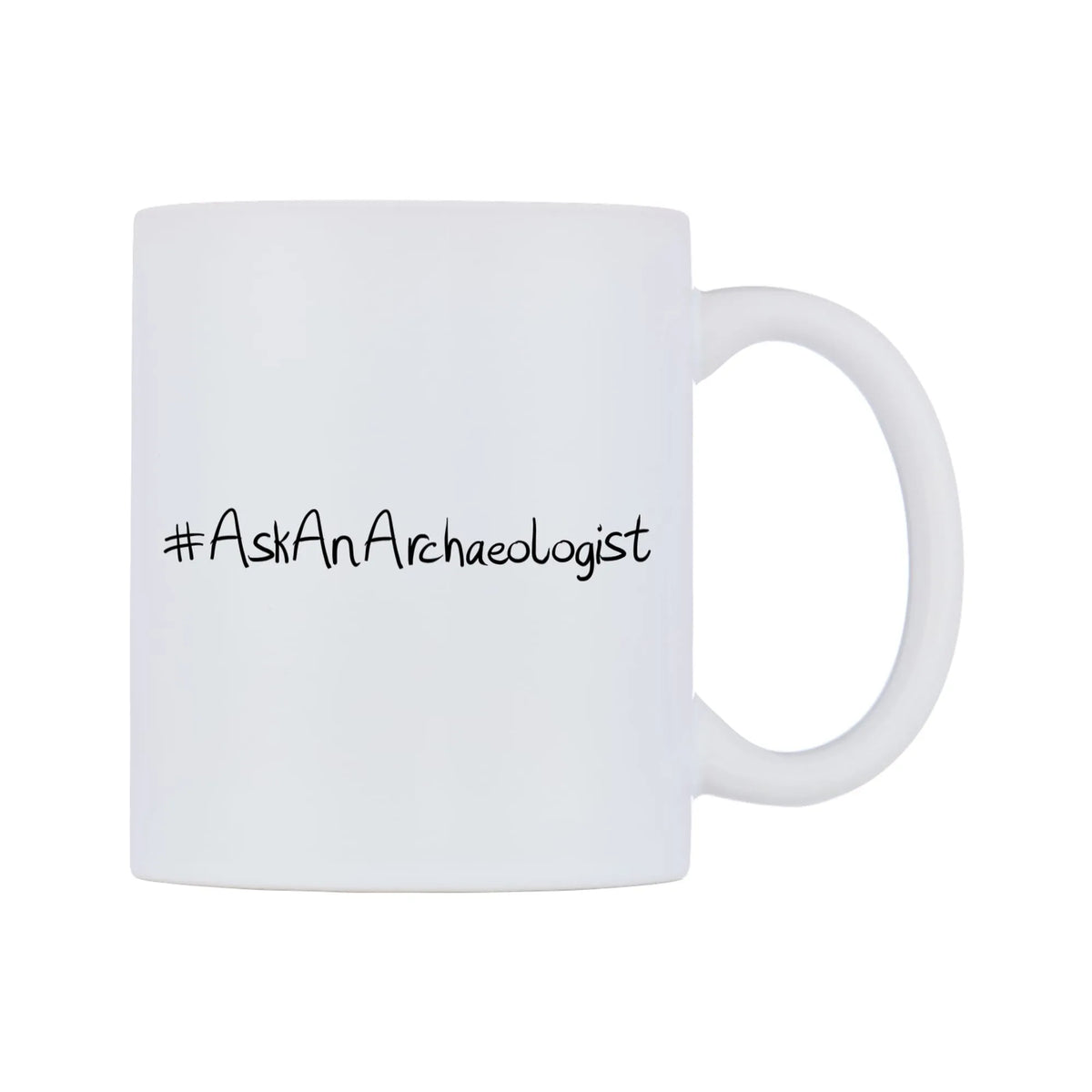 AskAnArchaeologist Mug — mug, left side, on a white background