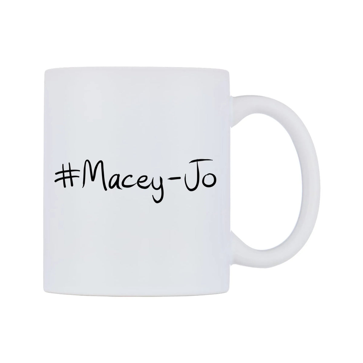 Macey-Jo Mug — mug, left side, on a white background