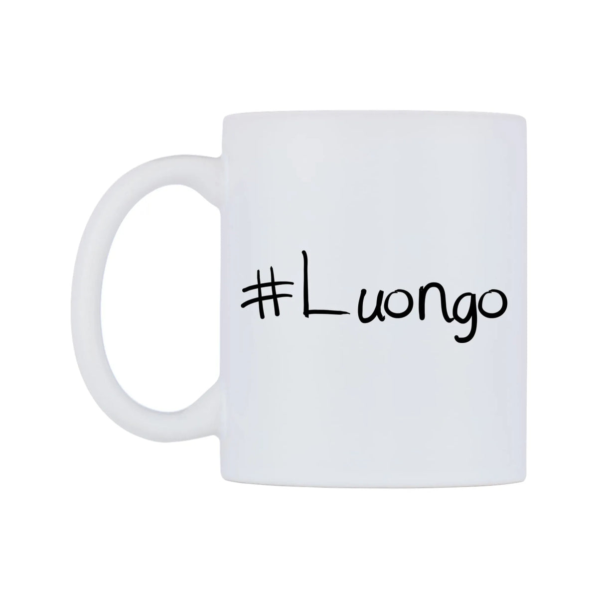 Luongo Mug — mug, right side, on a white background
