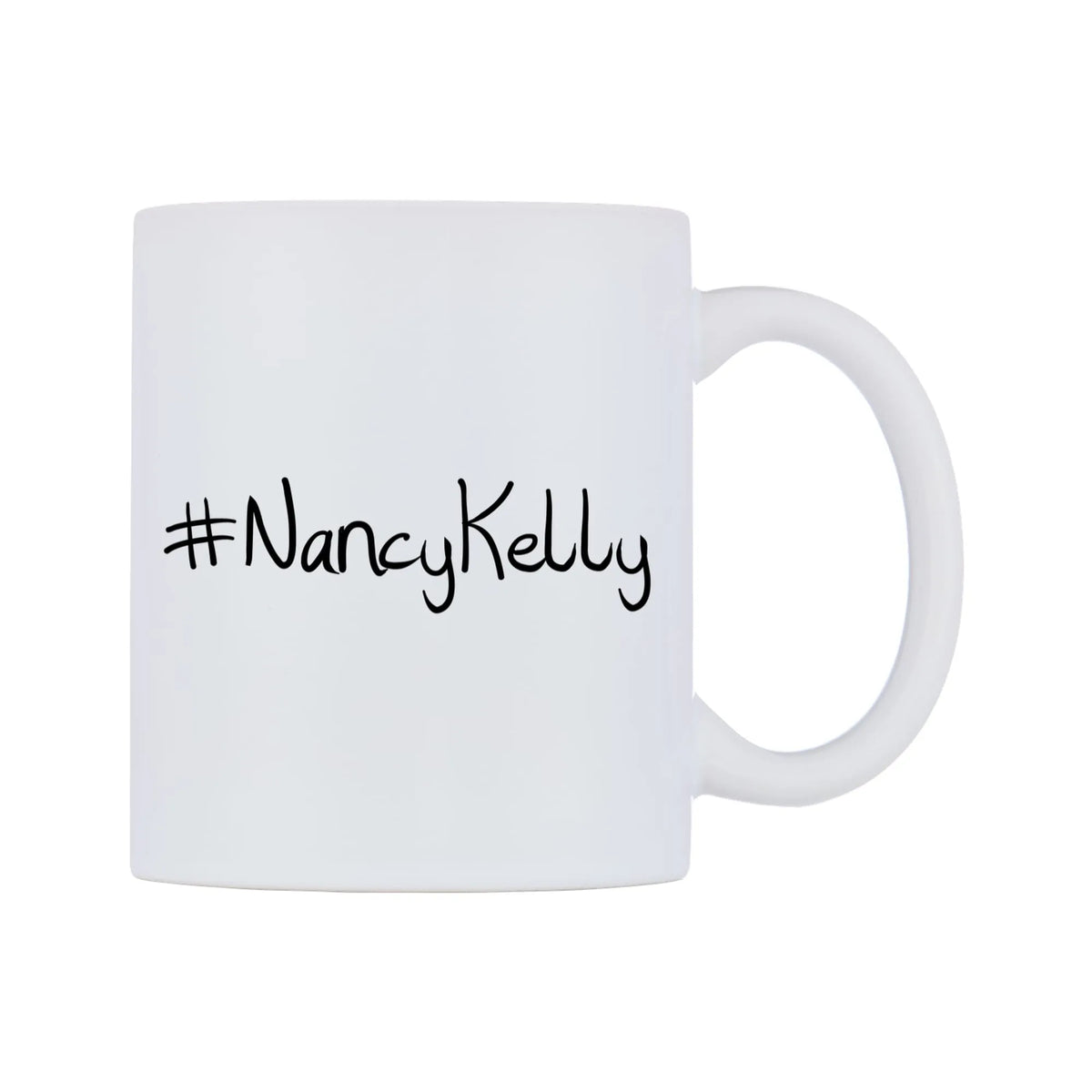 NancyKelly Mug — mug, left side, on a white background
