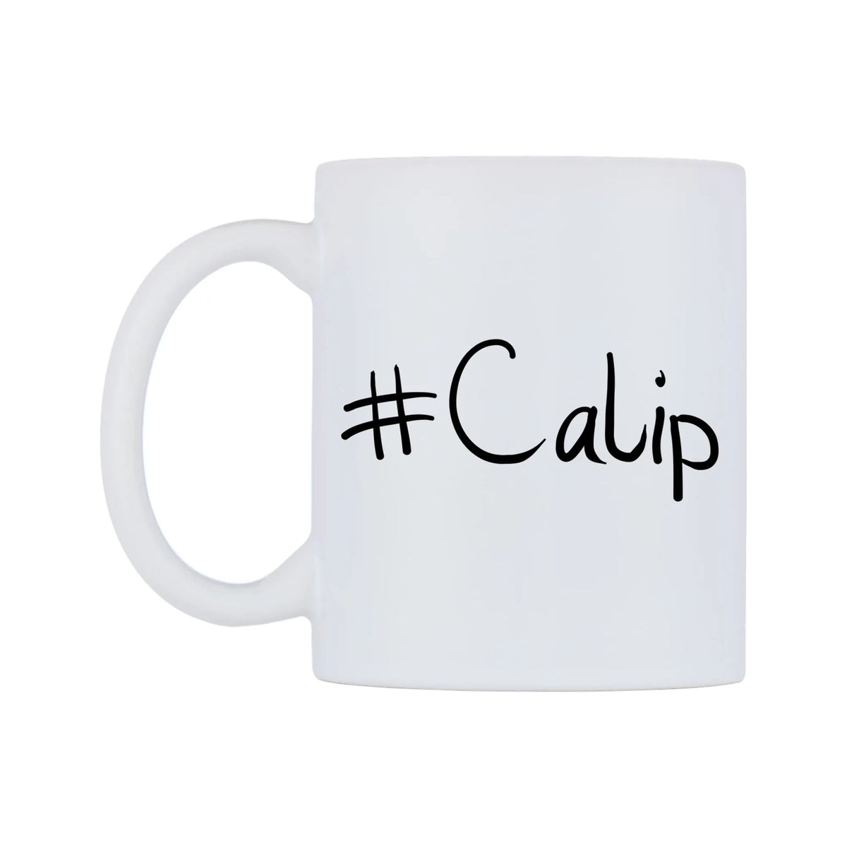 Calip Mug — mug, right side, on a white background