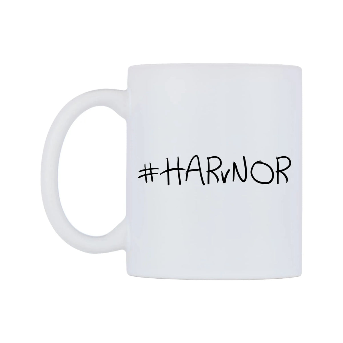 HARvNOR Mug — mug, right side, on a white background