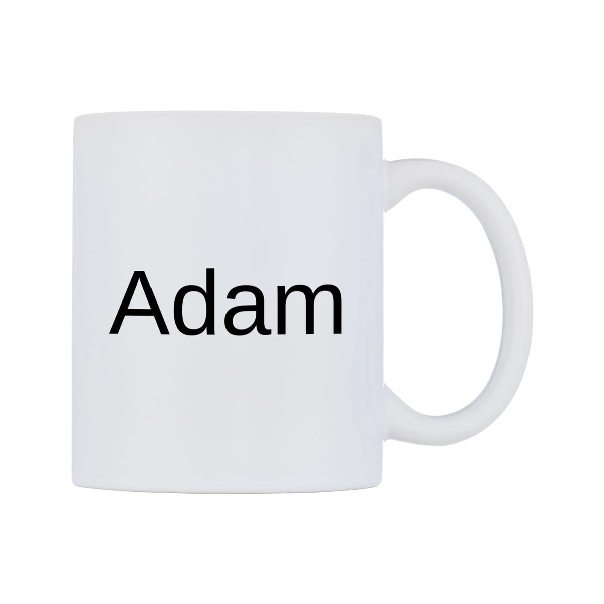 Adam Mug — mug, left side, on a white background