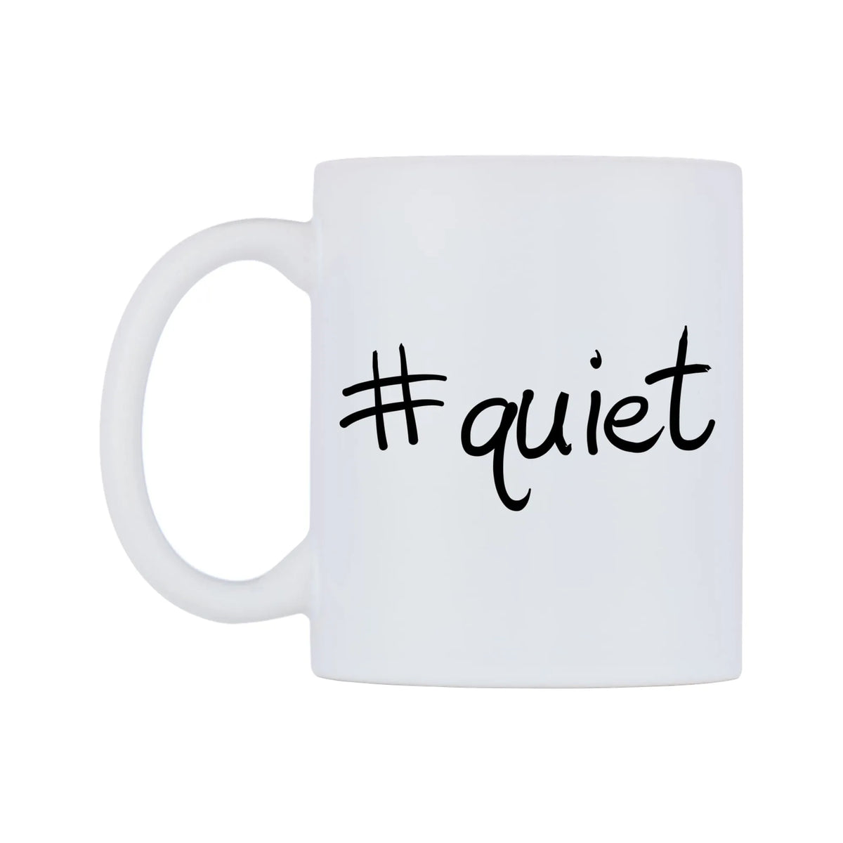 quiet Mug — mug, right side, on a white background