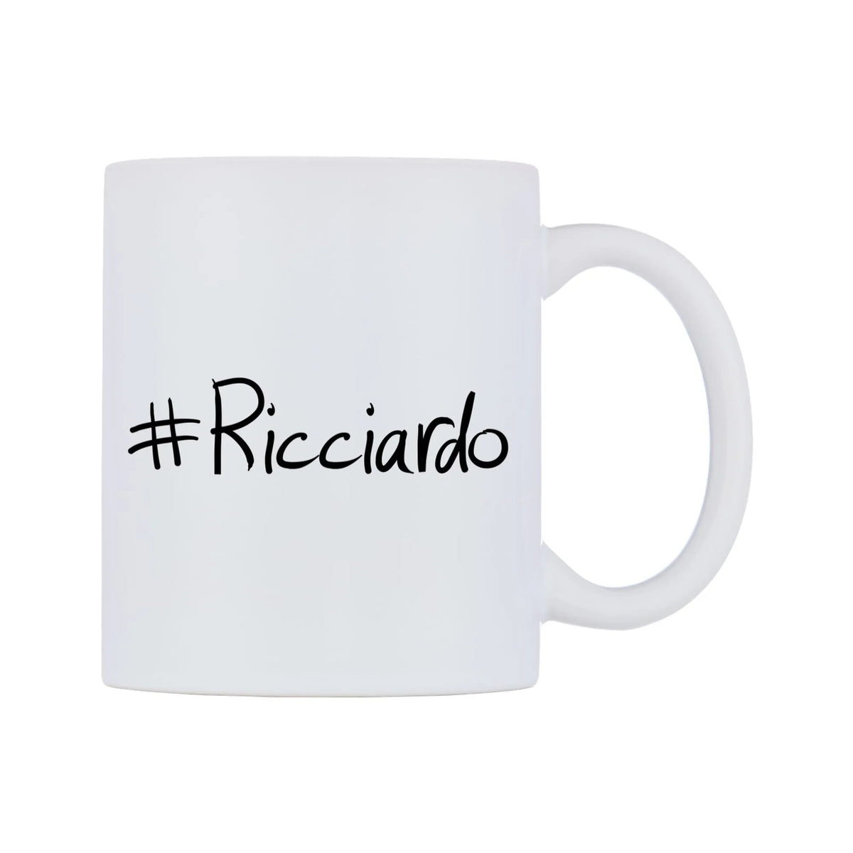 Ricciardo Mug — mug, left side, on a white background