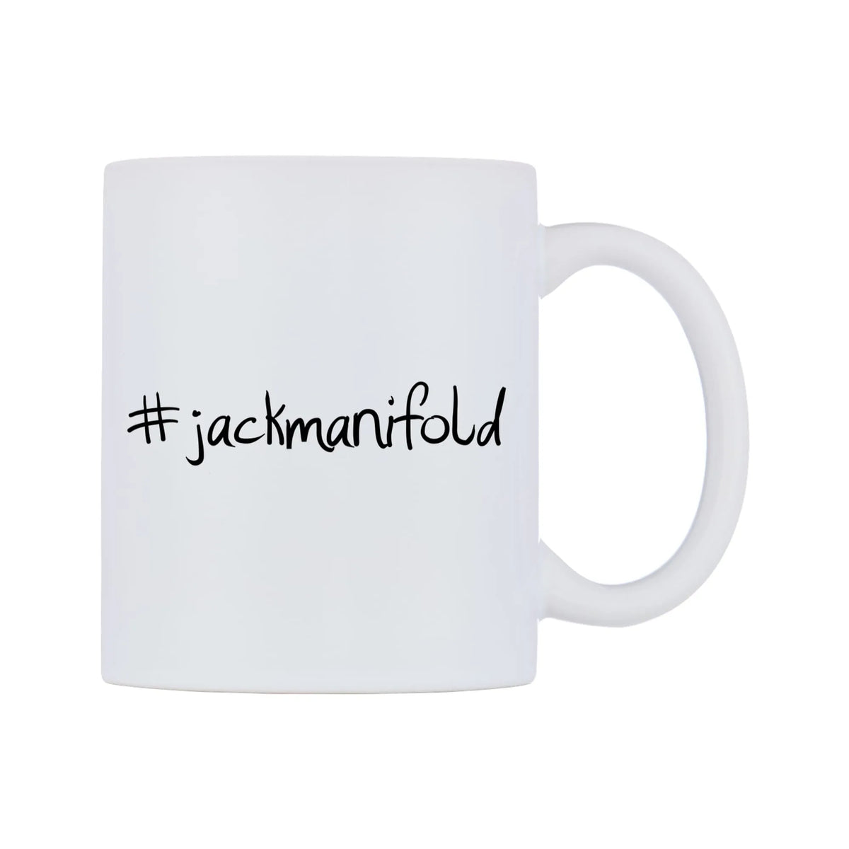 jackmanifold Mug — mug, left side, on a white background