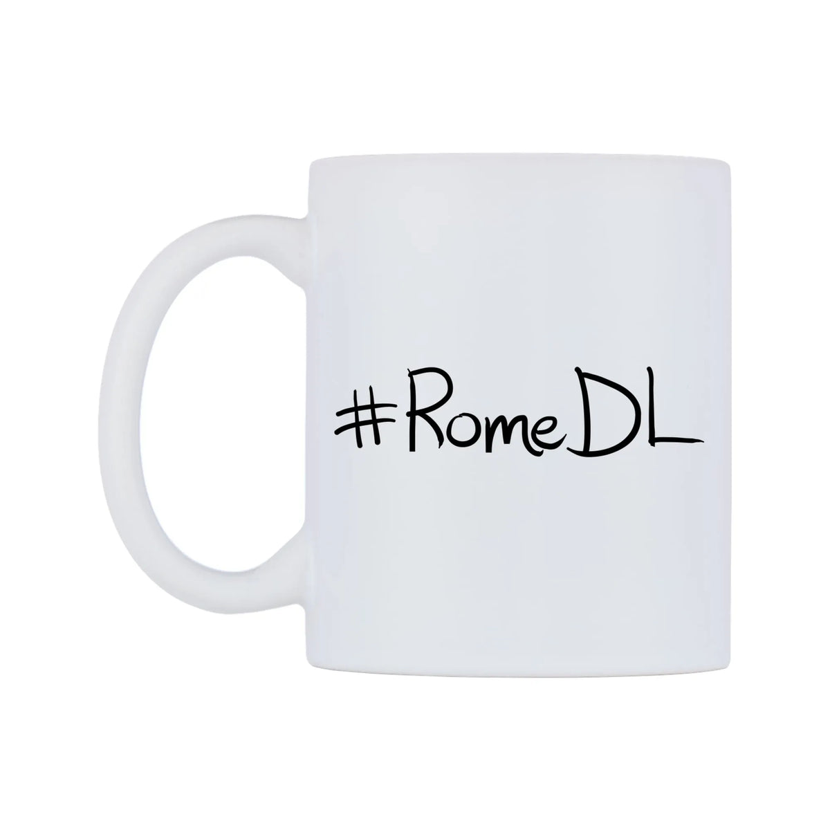 RomeDL Mug — mug, right side, on a white background