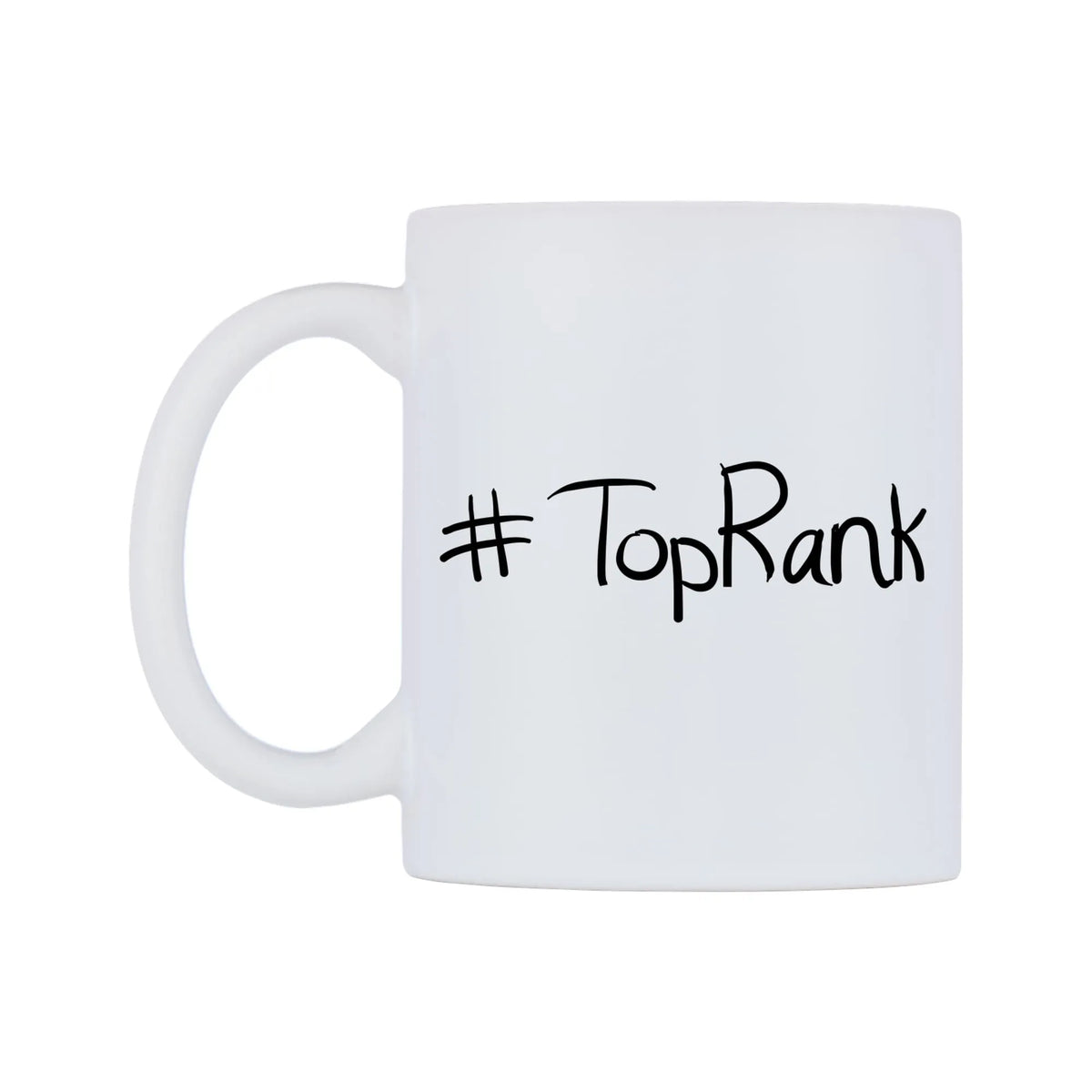TopRank Mug — mug, right side, on a white background