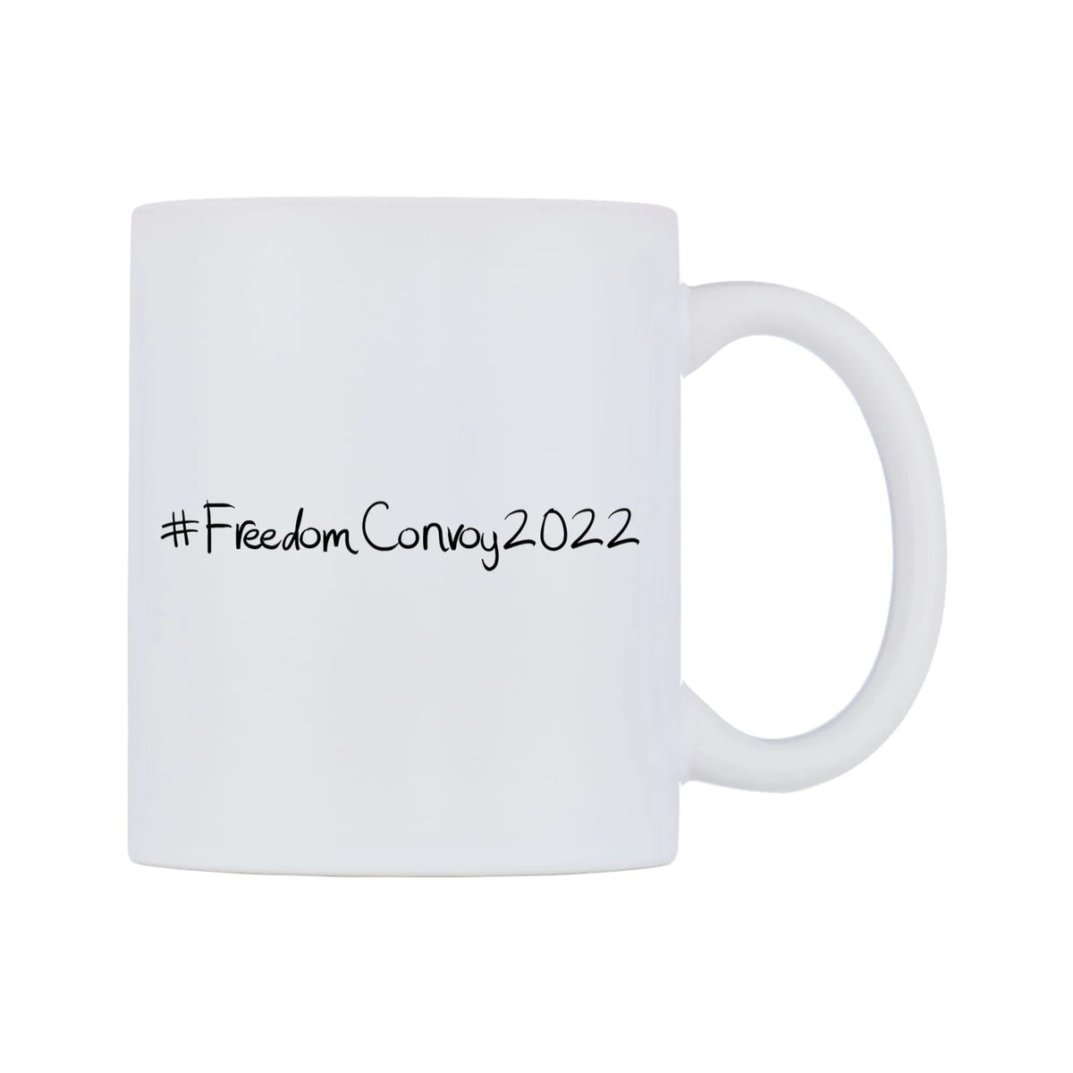 FreedomConvoy2022 Mug — mug, left side, on a white background