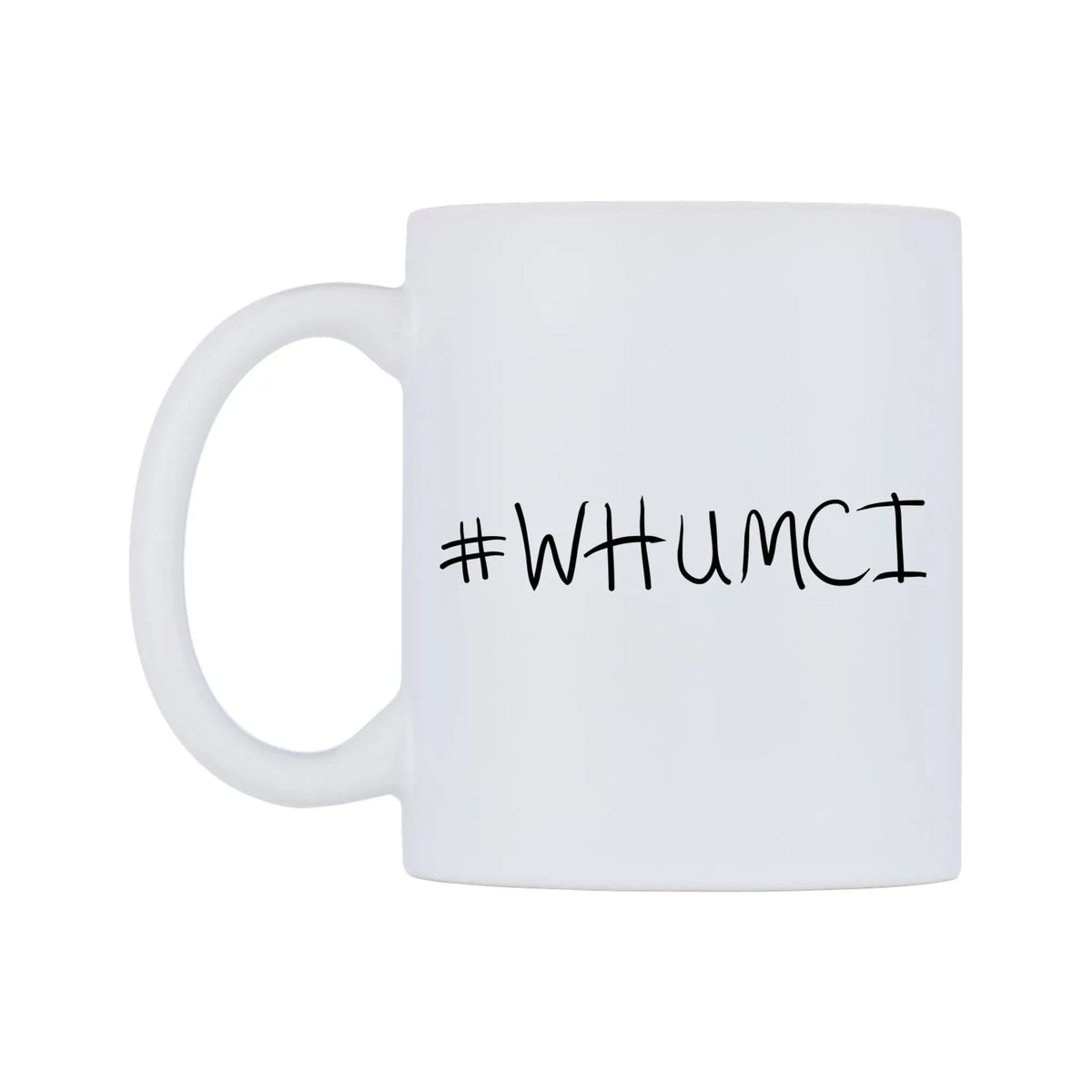 WHUMCI Mug — mug, right side, on a white background