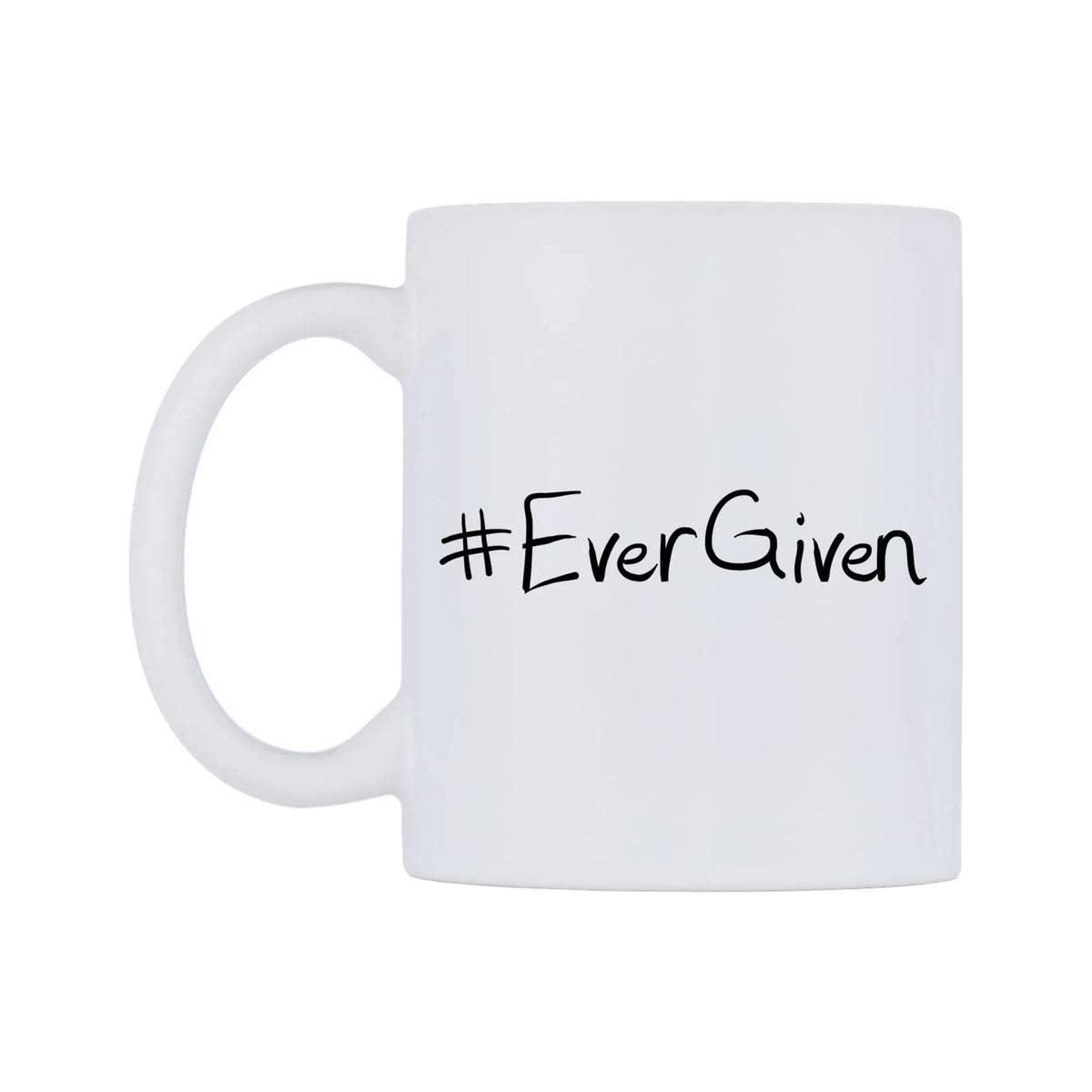 EverGiven Mug — mug, right side, on a white background