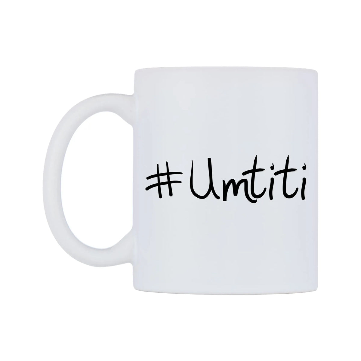 Umtiti Mug — mug, right side, on a white background