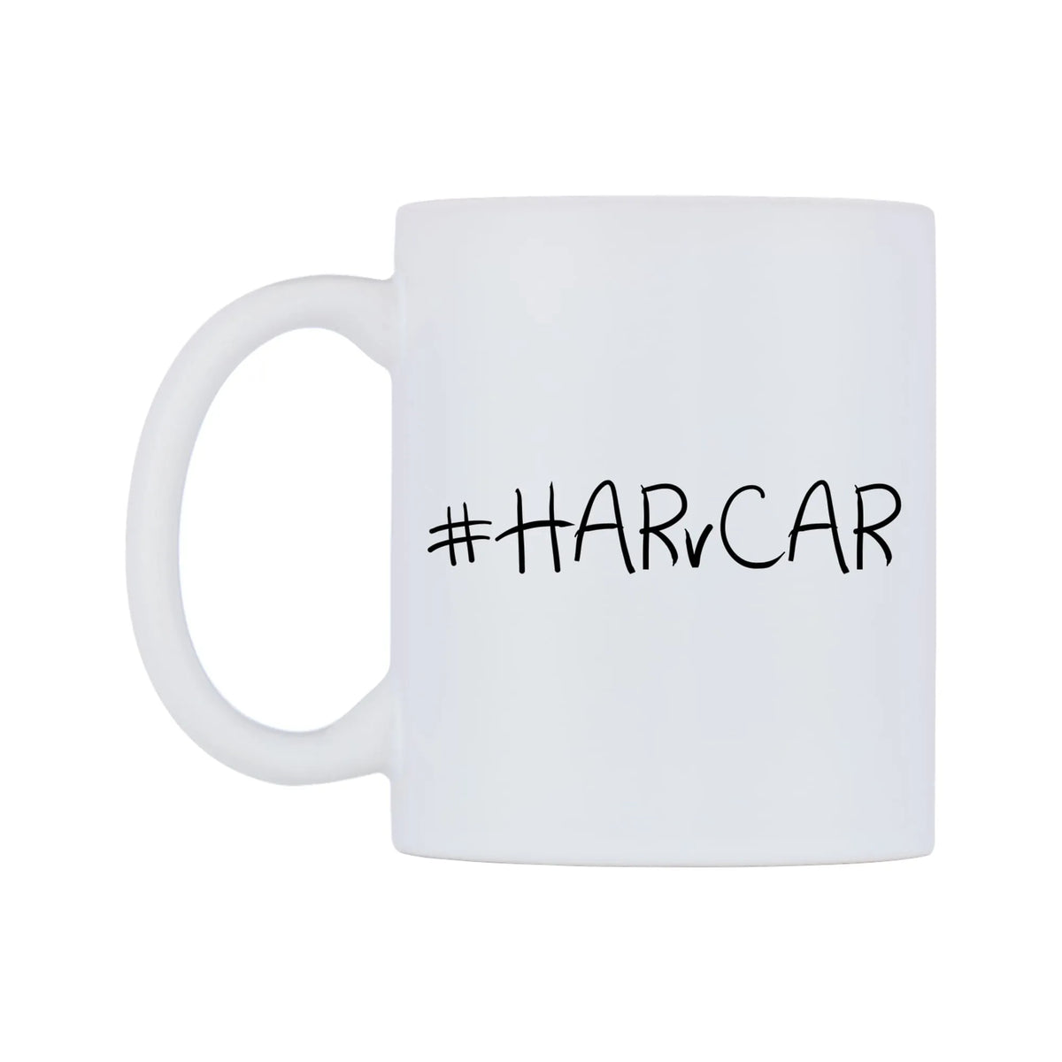 HARvCAR Mug — mug, right side, on a white background