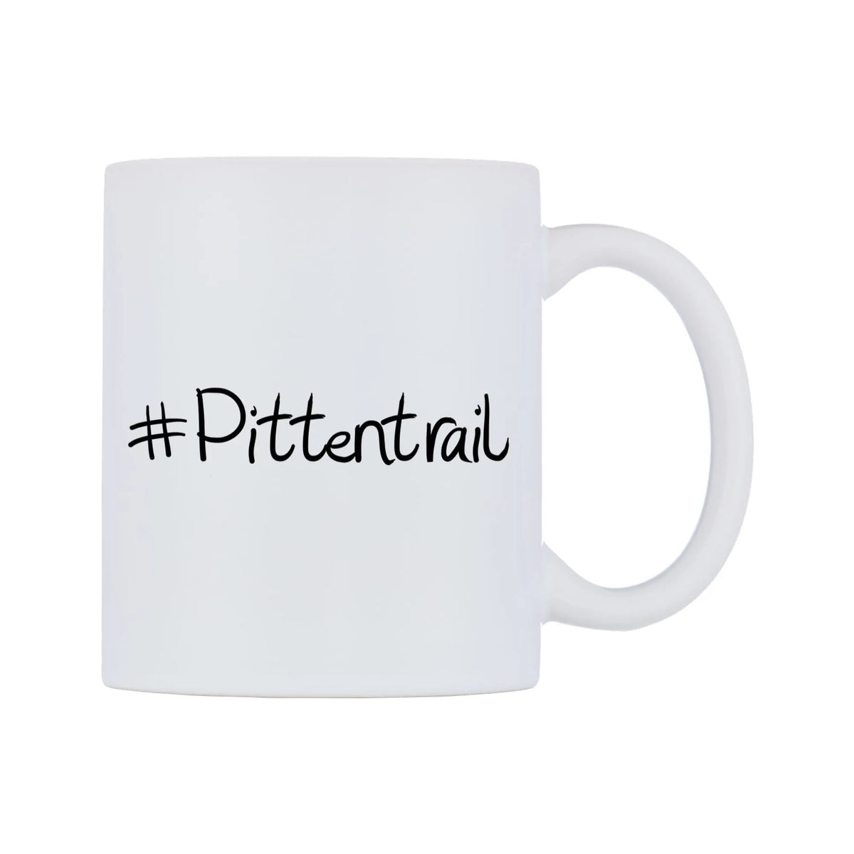 Pittentrail Mug — mug, left side, on a white background