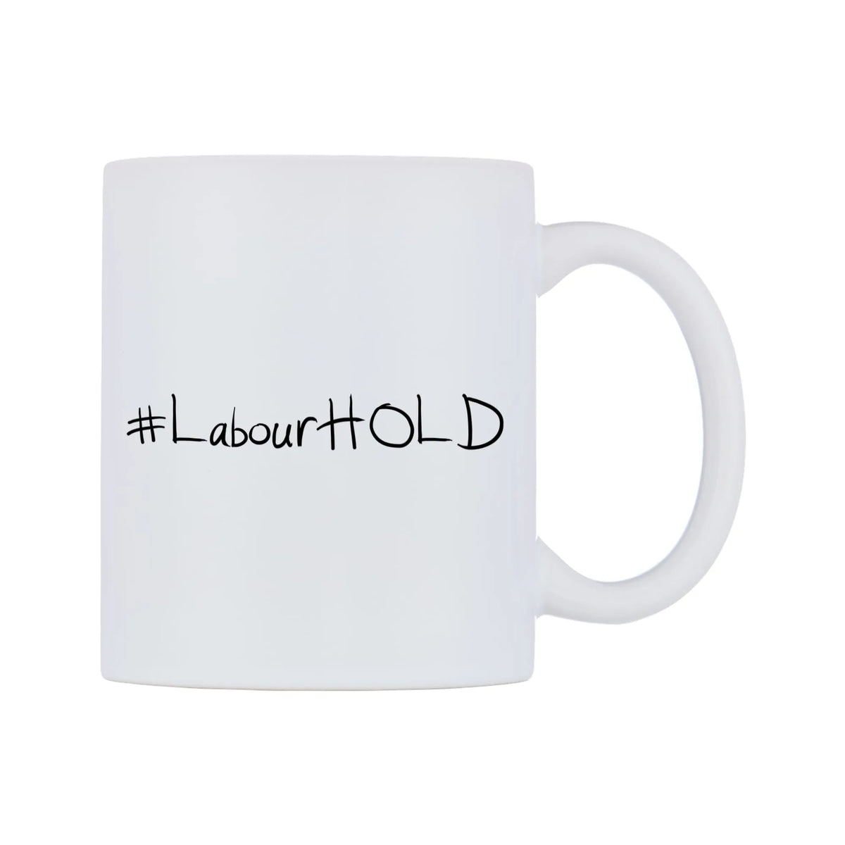 LabourHOLD Mug — mug, left side, on a white background