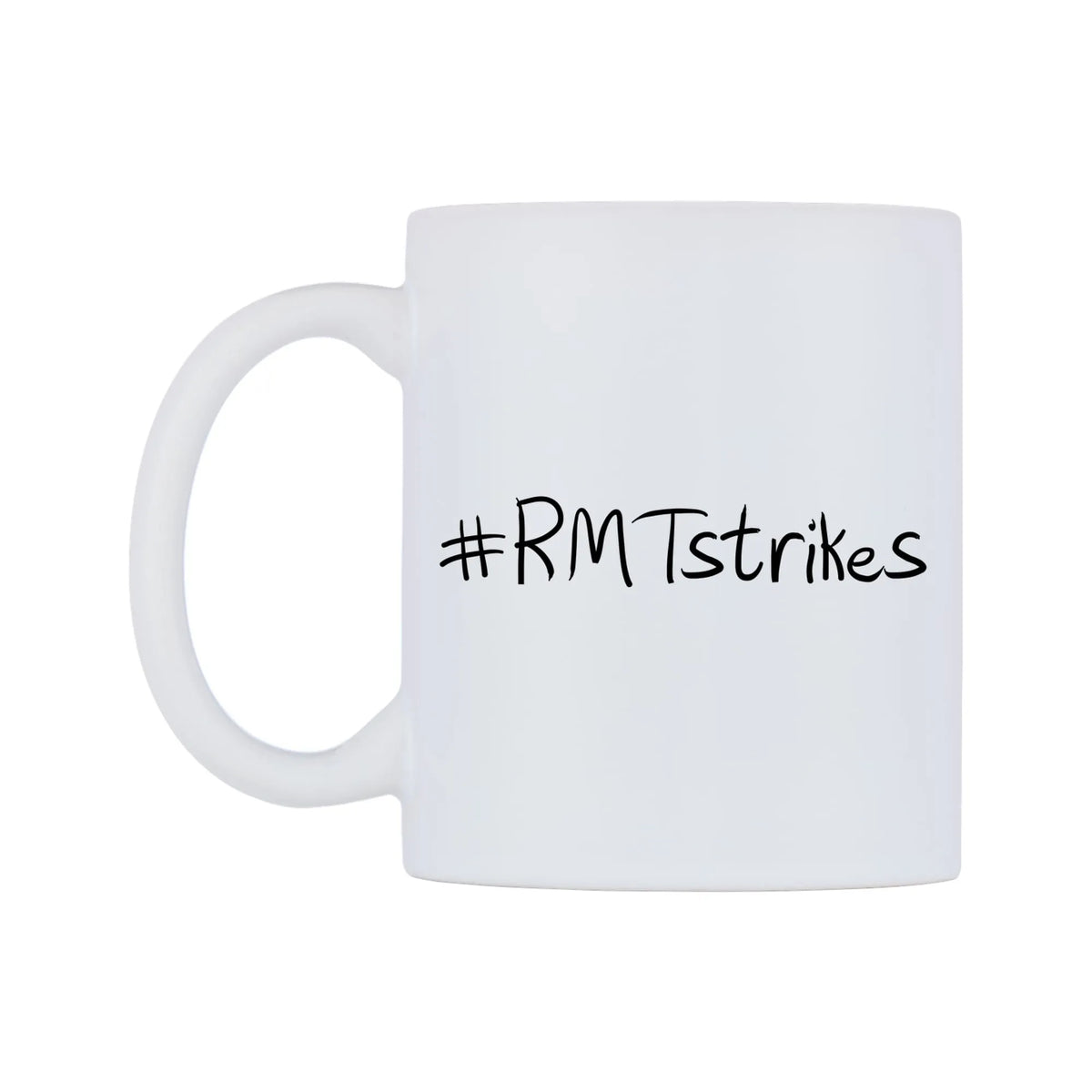 RMTstrikes Mug — mug, right side, on a white background