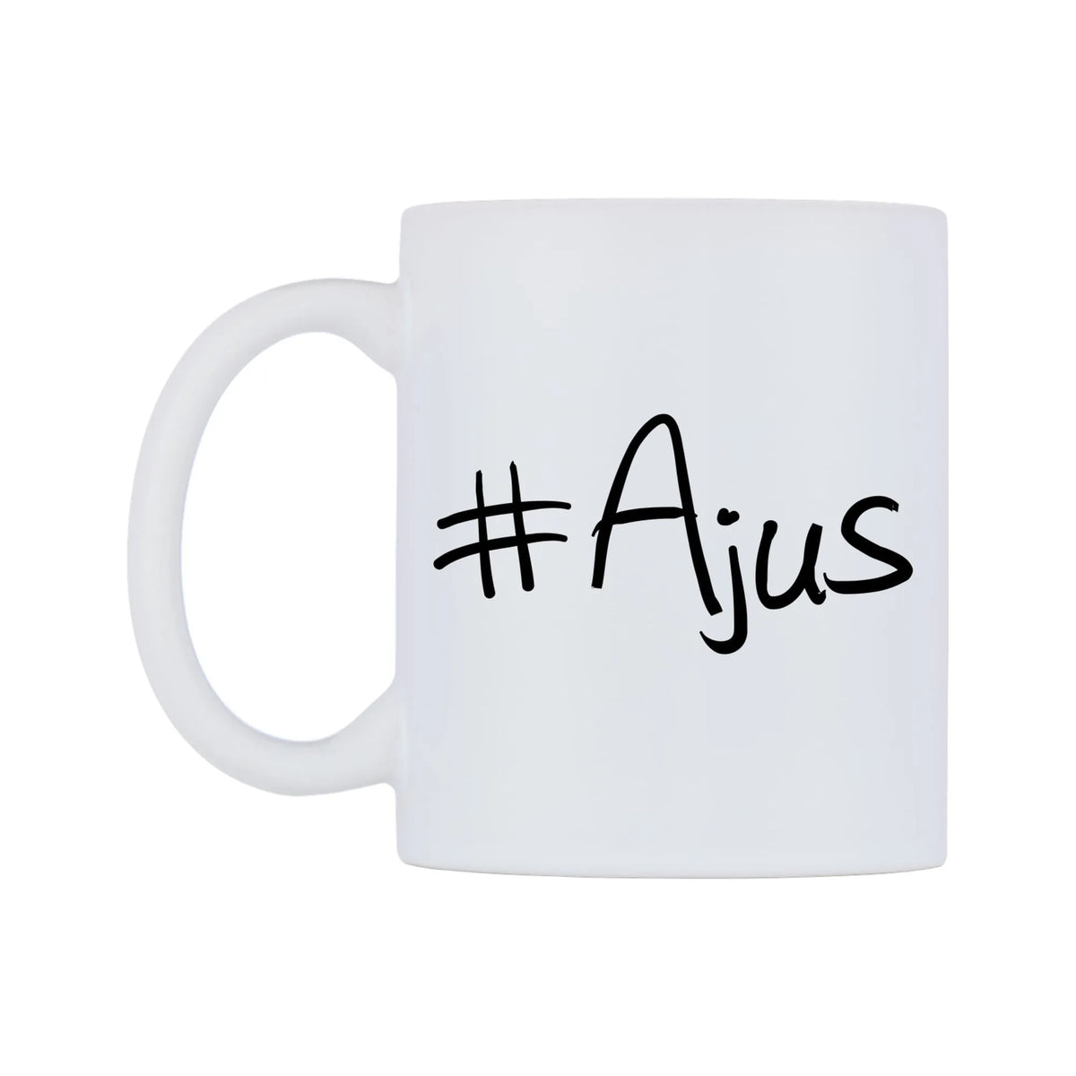 Ajus Mug — mug, right side, on a white background
