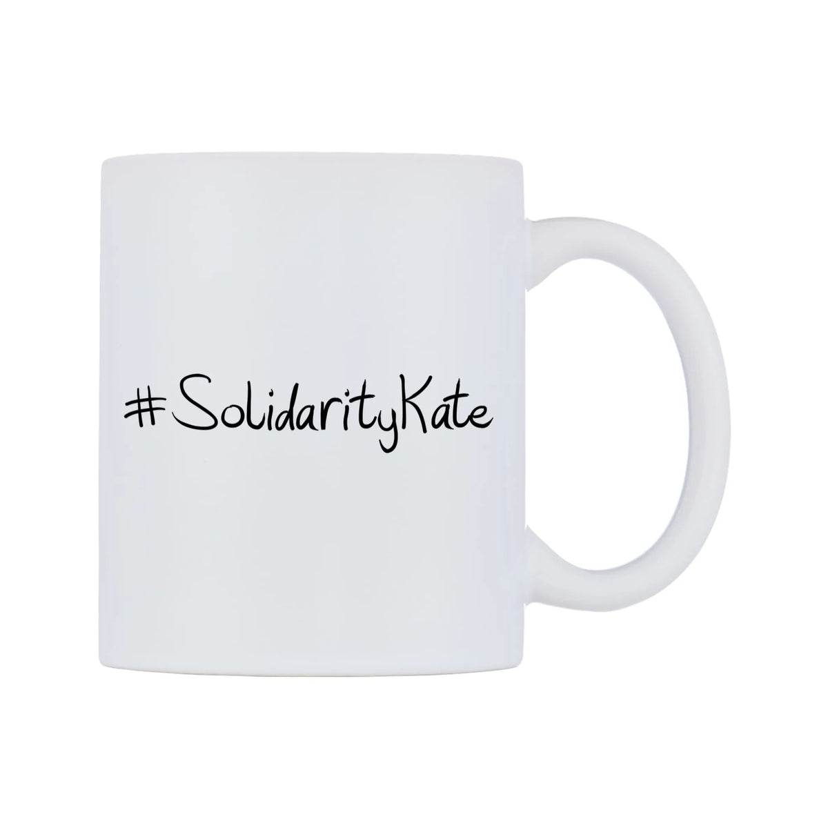 SolidarityKate Mug — mug, left side, on a white background