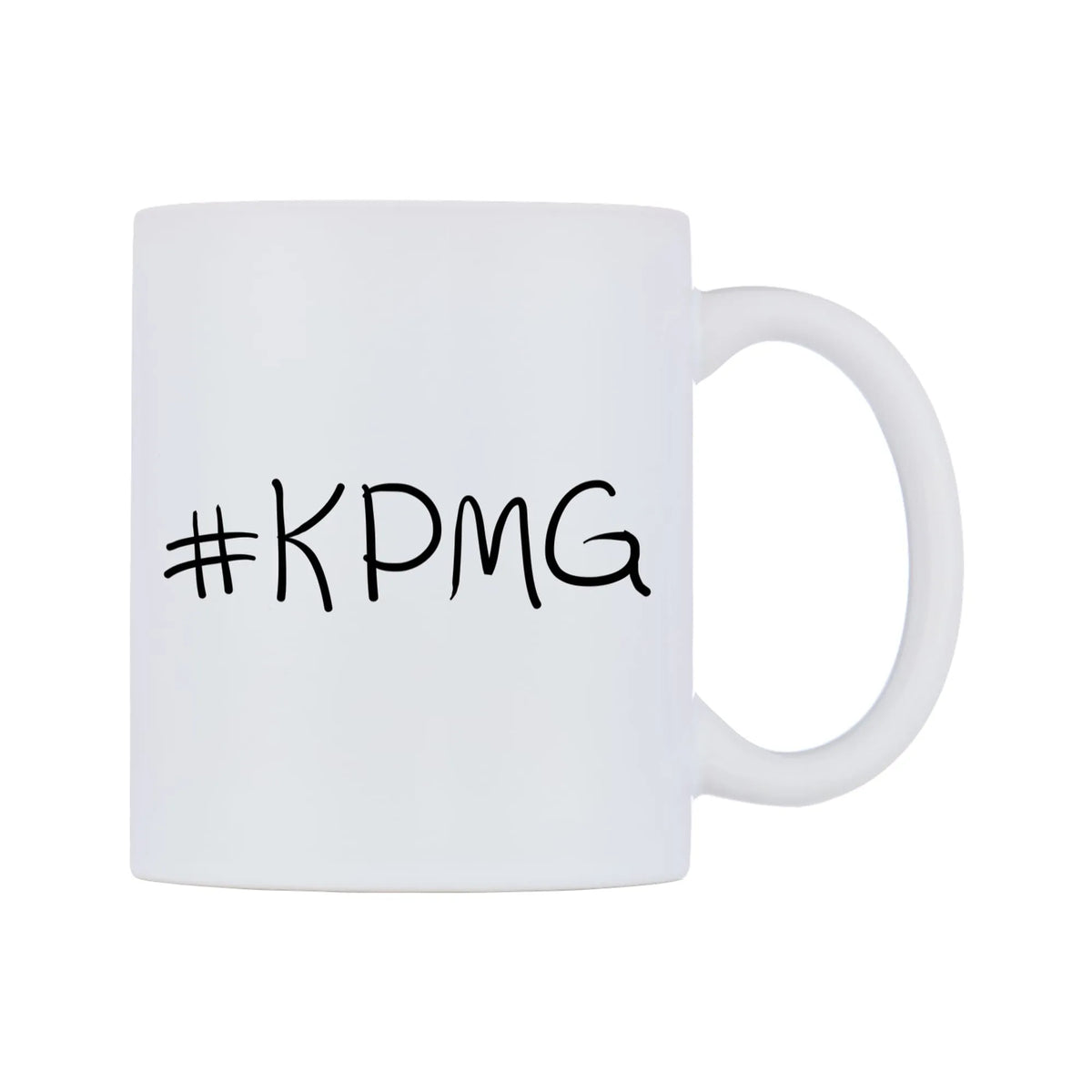 KPMG Mug — mug, left side, on a white background